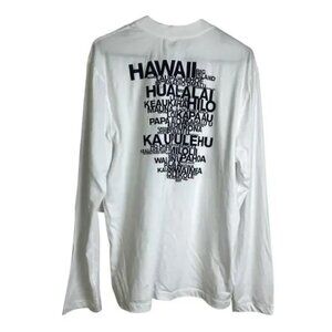 James Perse Mens Rash Guard Size 3 Large Long Sleeve Hualalai Hawaii